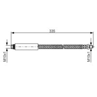 BOSCH 1 987 476 078 Bremsschlauch