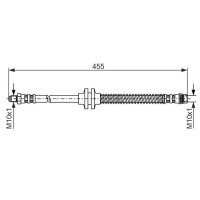 BOSCH 1 987 476 126 Bremsschlauch