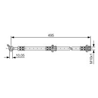 BOSCH 1 987 476 399 Bremsschlauch