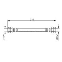 BOSCH 1 987 476 529 Bremsschlauch