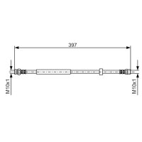 BOSCH 1 987 476 714 Bremsschlauch