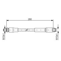 BOSCH 1 987 476 760 Bremsschlauch