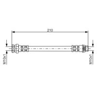 BOSCH 1 987 476 913 Bremsschlauch