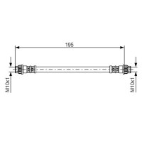 BOSCH 1 987 476 956 Bremsschlauch