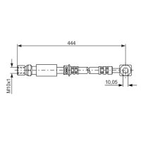 BOSCH 1 987 476 975 Bremsschlauch