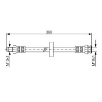 BOSCH 1 987 481 017 Bremsschlauch