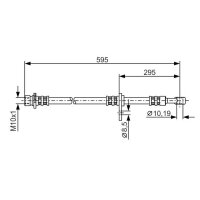 BOSCH 1 987 481 044 Bremsschlauch
