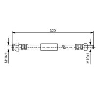 BOSCH 1 987 481 048 Bremsschlauch