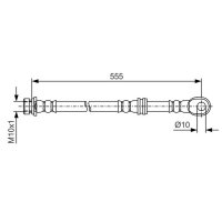 BOSCH 1 987 481 087 Bremsschlauch