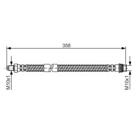 BOSCH 1 987 481 152 Bremsschlauch