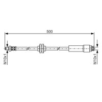 BOSCH 1 987 481 172 Bremsschlauch