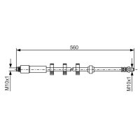 BOSCH 1 987 481 290 Bremsschlauch