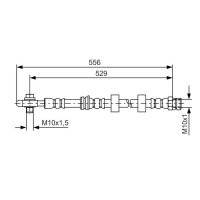 BOSCH 1 987 481 375 Bremsschlauch