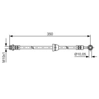 BOSCH 1 987 481 388 Bremsschlauch