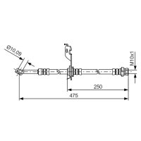 BOSCH 1 987 481 393 Bremsschlauch