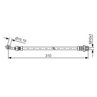 BOSCH 1 987 481 416 Bremsschlauch