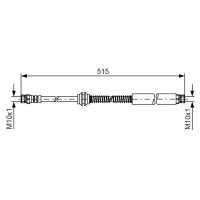 BOSCH 1 987 481 447 Bremsschlauch