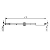 BOSCH 1 987 481 492 Bremsschlauch