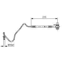 BOSCH 1 987 481 533 Bremsschlauch