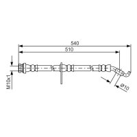 BOSCH 1 987 481 560 Bremsschlauch