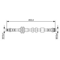 BOSCH 1 987 481 574 Bremsschlauch