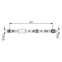 BOSCH 1 987 481 592 Bremsschlauch