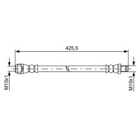 BOSCH 1 987 481 610 Bremsschlauch