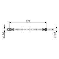 BOSCH 1 987 481 617 Bremsschlauch