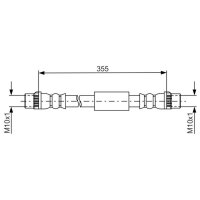 BOSCH 1 987 481 665 Bremsschlauch