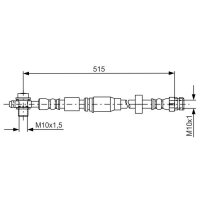 BOSCH 1 987 481 673 Bremsschlauch