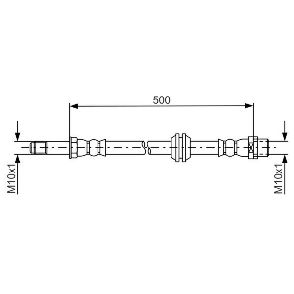 BOSCH 1 987 481 676 Bremsschlauch