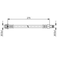 BOSCH 1 987 481 704 Bremsschlauch