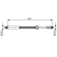 BOSCH 1 987 481 711 Bremsschlauch