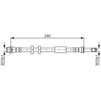 BOSCH 1 987 481 714 Bremsschlauch