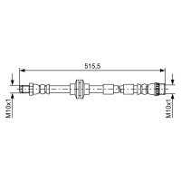 BOSCH 1 987 481 733 Bremsschlauch