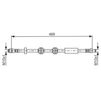 BOSCH 1 987 481 748 Bremsschlauch