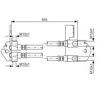 BOSCH 1 987 481 808 Bremsschlauch