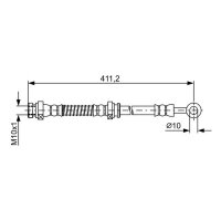 BOSCH 1 987 481 874 Bremsschlauch