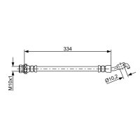 BOSCH 1 987 481 892 Bremsschlauch