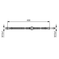 BOSCH 1 987 481 A03 Bremsschlauch