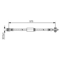 BOSCH 1 987 481 A04 Bremsschlauch