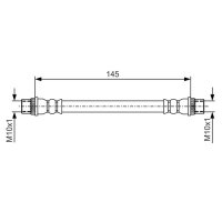 BOSCH 1 987 481 A06 Bremsschlauch