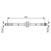 BOSCH 1 987 481 A07 Bremsschlauch