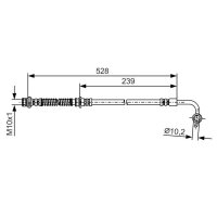 BOSCH 1 987 481 B27 Bremsschlauch