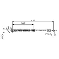 BOSCH 1 987 481 B30 Bremsschlauch