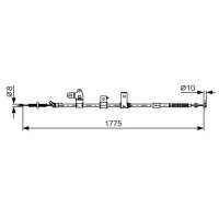 BOSCH 1 987 482 347 Seilzug, Feststellbremse