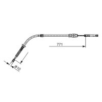 BOSCH 1 987 482 658 Seilzug, Feststellbremse
