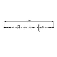 BOSCH 1 987 482 725 Seilzug, Feststellbremse