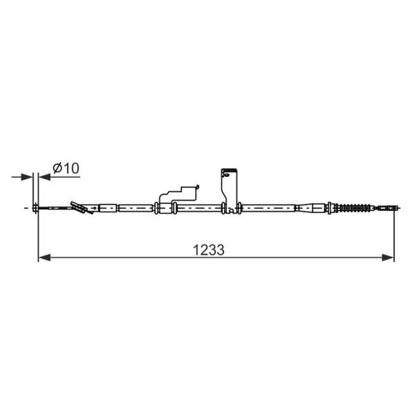 BOSCH 1 987 482 906 Seilzug, Feststellbremse