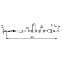 BOSCH 1 987 482 920 Seilzug, Feststellbremse